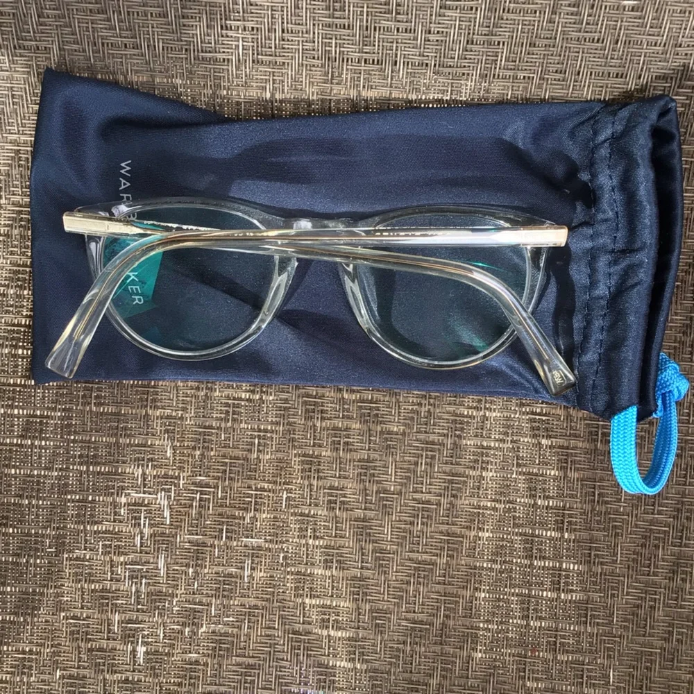 Warby Parker Haskell Crystal Round Eyeglasses Frames